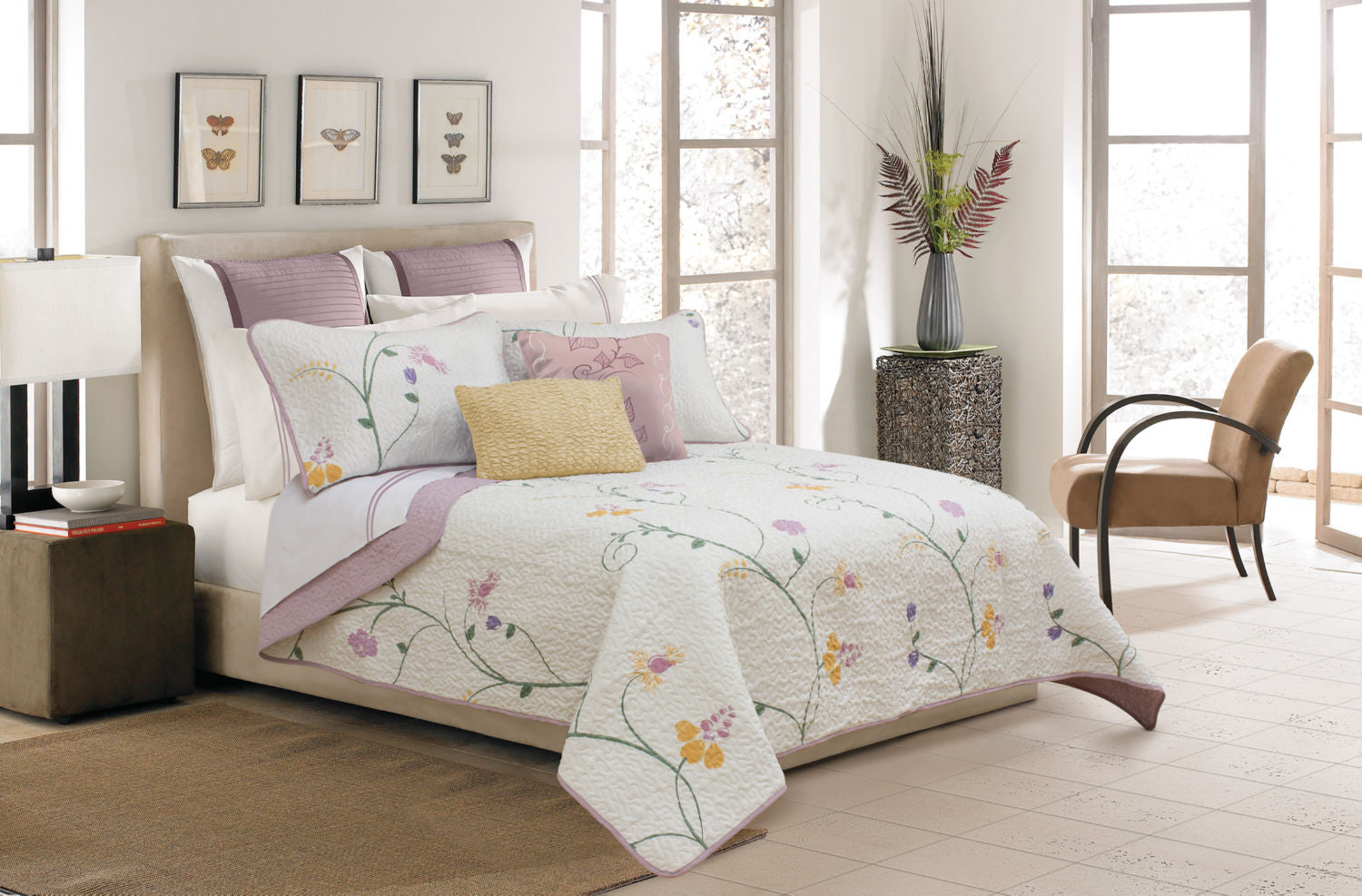 Quilt Bedding Set Woven 3 Piece Set King Serenade