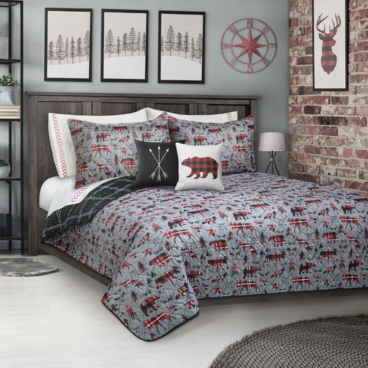 Woven Printed Quilt Bedding Set 2 Piece Twin -Wild & Free (Ddp Ecom Pack)