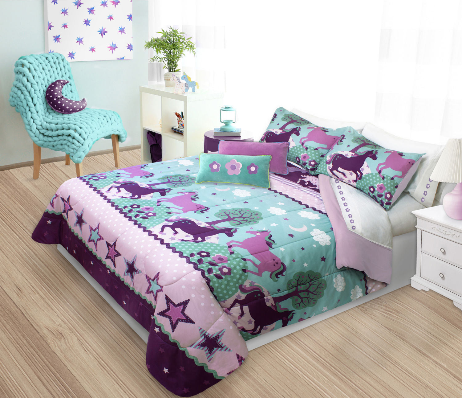 Comforter 2 Piece Set Microfiber Twin Celestia