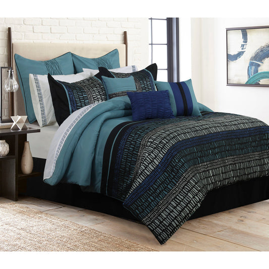 Comforter 7 Piece Set Queen Atlantis