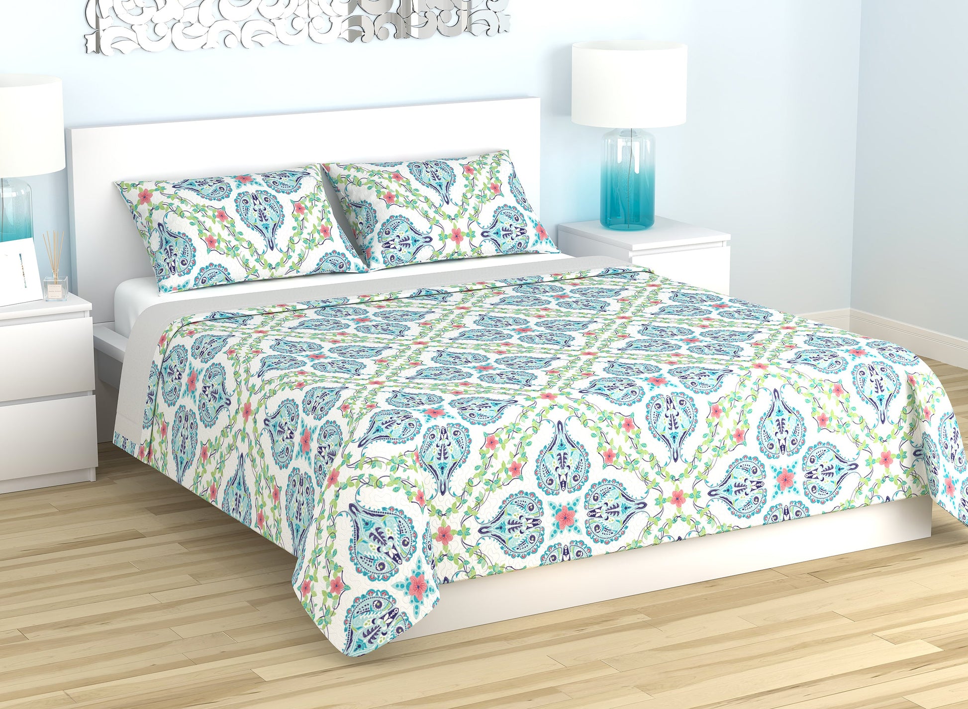 Comforter Bedding Set 4 Pcs D/Q Morocco