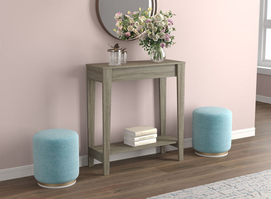 Console Sofa Table Dark Taupe 1 Shelf