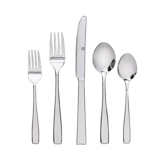 Flatware Silverware 20 Piece Cutlery Utensils Set for 4, Gourmet Collection Nice