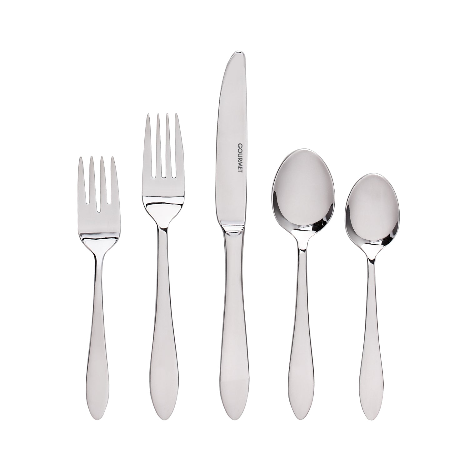 Flatware Silverware 20 Piece Cutlery Utensils Set for 4, Venus Collection